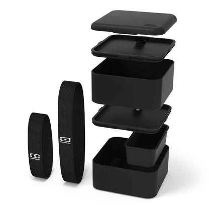 Monbento Mb Square Bento Box - Black Onyx