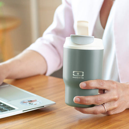 Monbento Travel Mug S - Green Natural