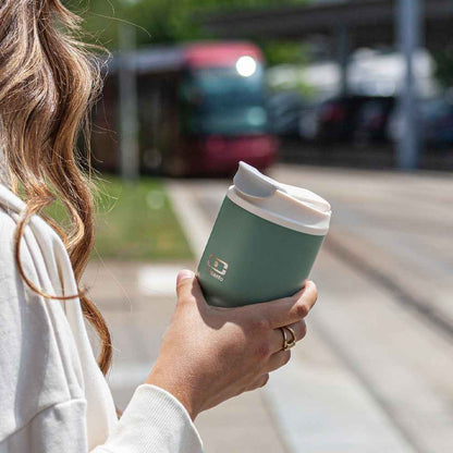Monbento Travel Mug S - Green Natural
