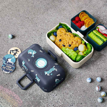 Monbento Mb Tresor Kids Bento Box - Wolf