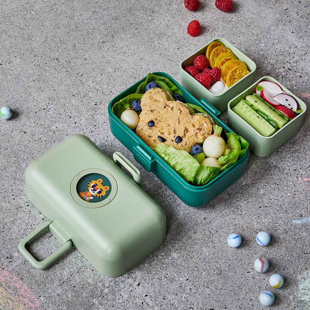 Monbento Mb Tresor Kids Bento Box - Green Forest