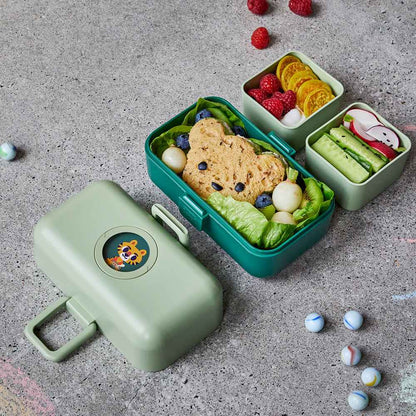 Monbento Mb Tresor Kids Bento Box - Green Forest
