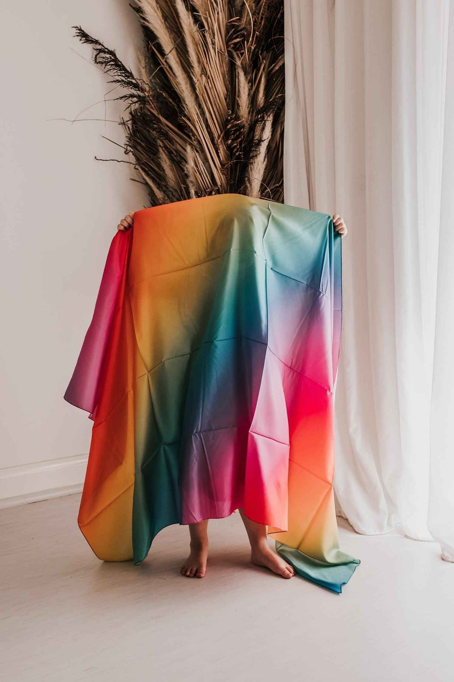 Play Silks by Play Silkies Australia Jumbo Silks Rainbow 180x90cm 100% Silk Natural Waldorf Toys 0m+