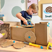 Makedo Discover 126pcs Large Cardboard Construction Set Best Seller Art and craft for kids Eco Friendly Gift 5yrs+