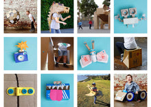 Makedo Discover 126pcs Large Cardboard Construction Set Best Seller Art and craft for kids Eco Friendly Gift 5yrs+