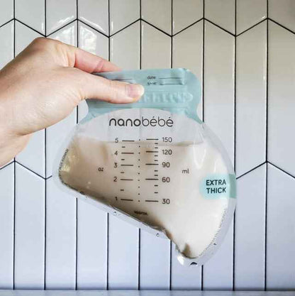 25 Breastmilk Storage Bags & Organiser
