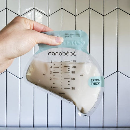 25 Breastmilk Storage Bags & Organiser