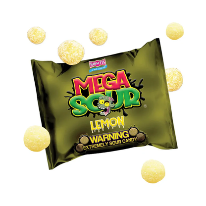 Barnetts Mega Sour Lemon Balls 104g