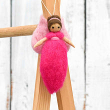 Tara Treasures Felt Fairy Bright Pink Dress Pretend & Imaginative Play Toys Felt Figure Fairy Unicorn and Castle Theme 3yrs+