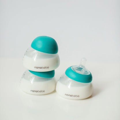 Nanobébé Breastmilk Bottle Gen 2 Teal 1-Pack - Myer