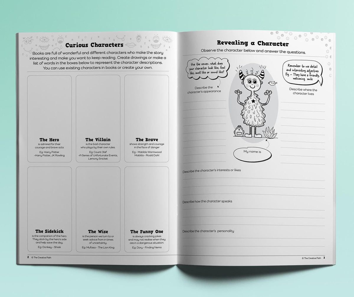 Plug into Your Imagination Activity Interactive Book Inspiring Young Creative Writers Reviewed by primary school teachers Australia 7yrs+