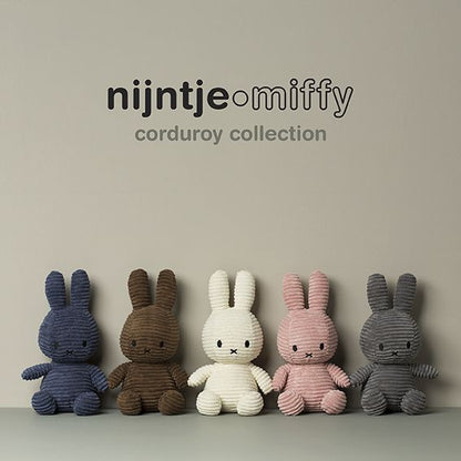 Miffy & Friends Miffy (ECO) Corduroy Grey 23cm