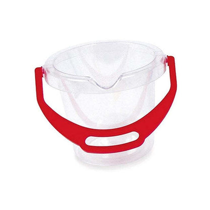 Classic Clear Kids Water Bucket with Lip for your next Science Sensory experiment 1.2L by Dantoy Sensory Outdoor Play Tools Developmental Toys for Toddlers 2yrs+
