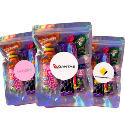 Personalised Large Lolly Bags (min 24)