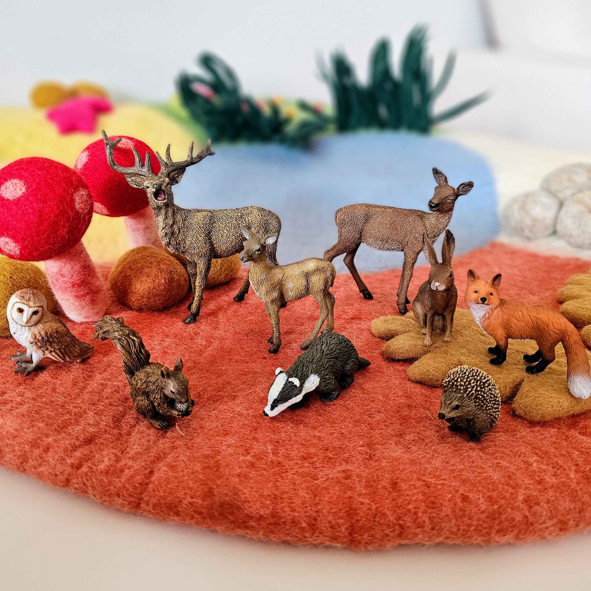 Woodland Figurine Collection 9pc Gift Box Set by CollectA 3yrs+
