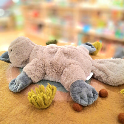 Warmies Large Platypus Weighted Plush Toys 30cm Wellbeing Gift Idea for 0m+