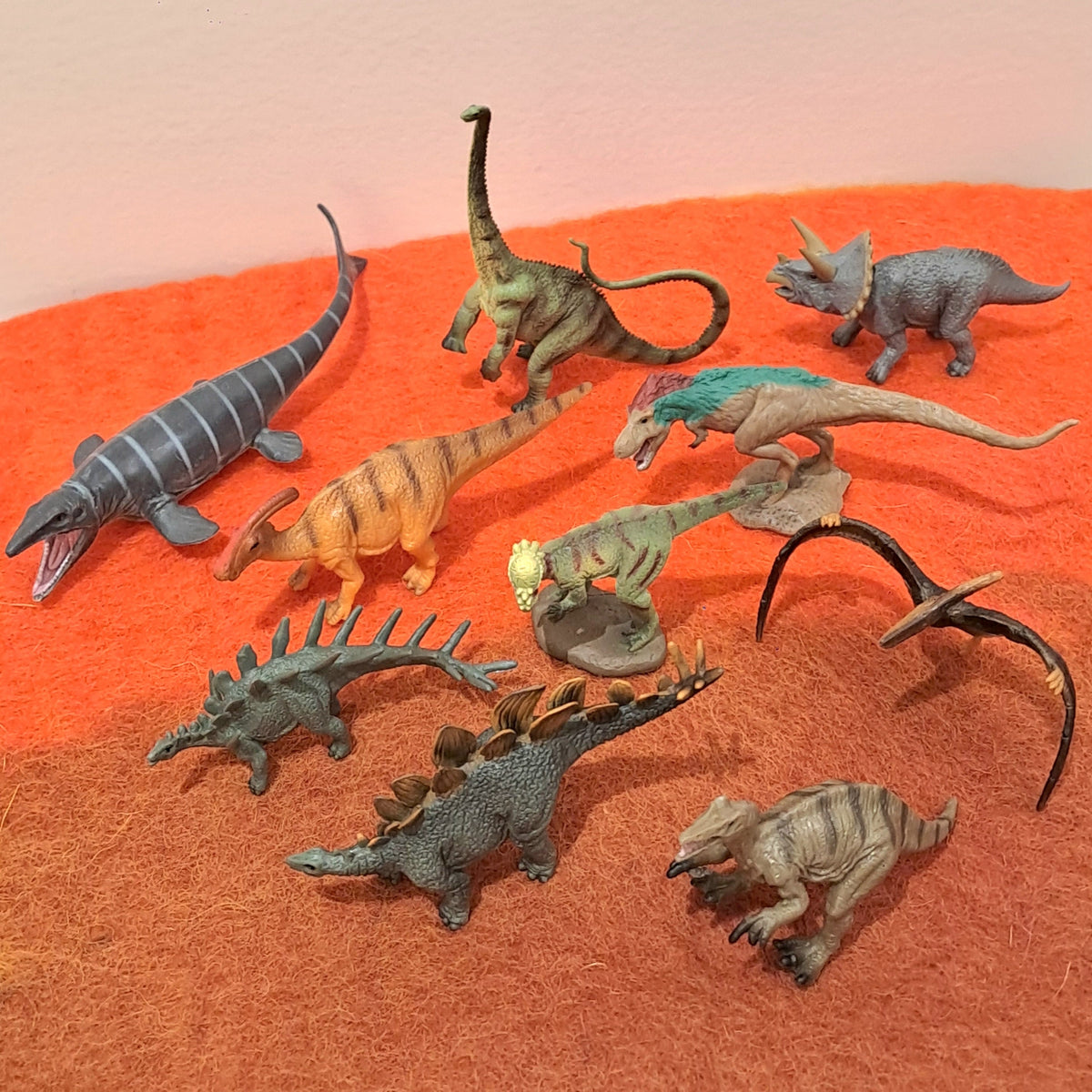 Dinosaur Figurine Tube A Mini Prehistoric Collection Play Set 10pc by CollectA Animal Figurines 3yrs+