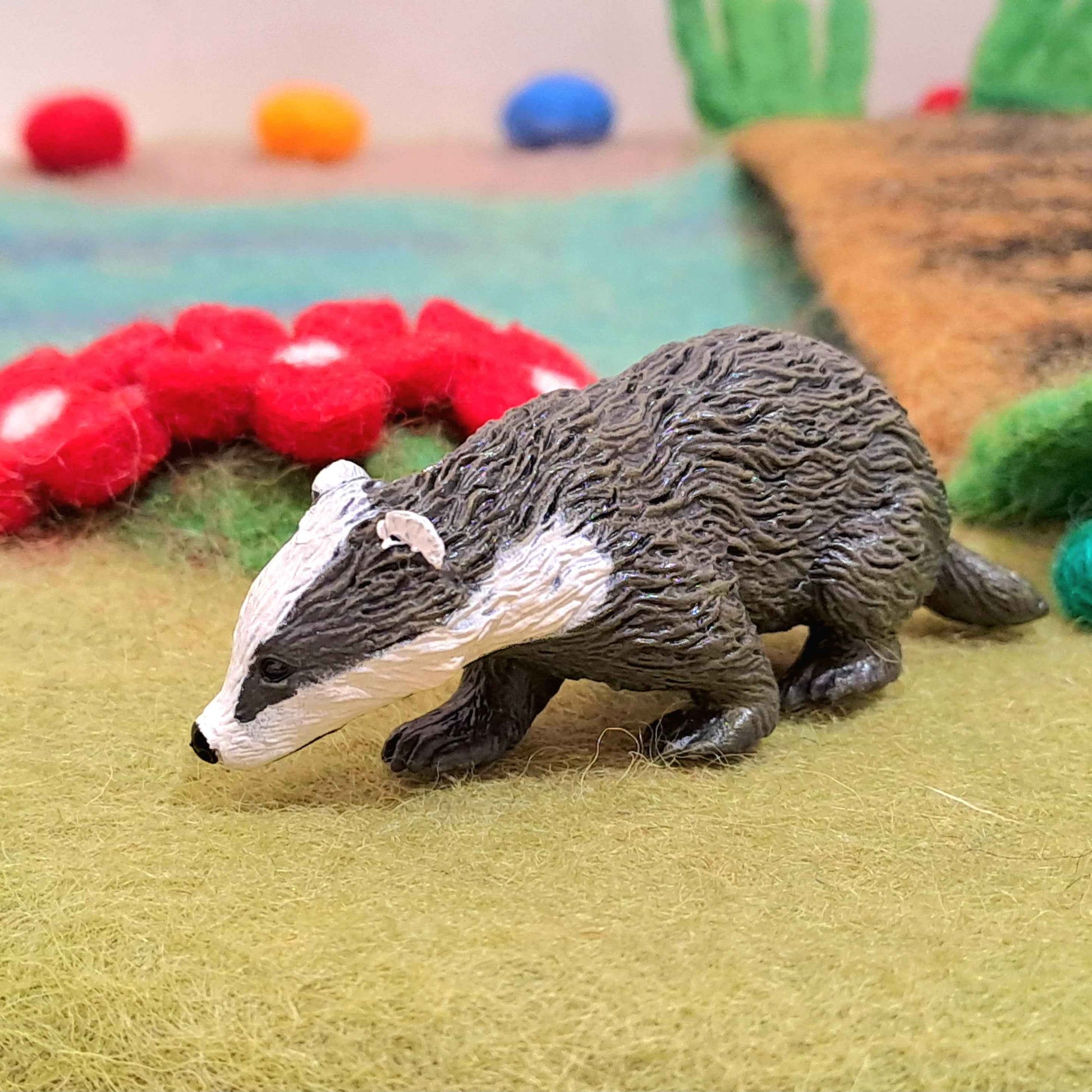 Eurasian Badger Figurine by CollectA Small European Wild Life Collection Animal Figurines Clearance 3yrs+