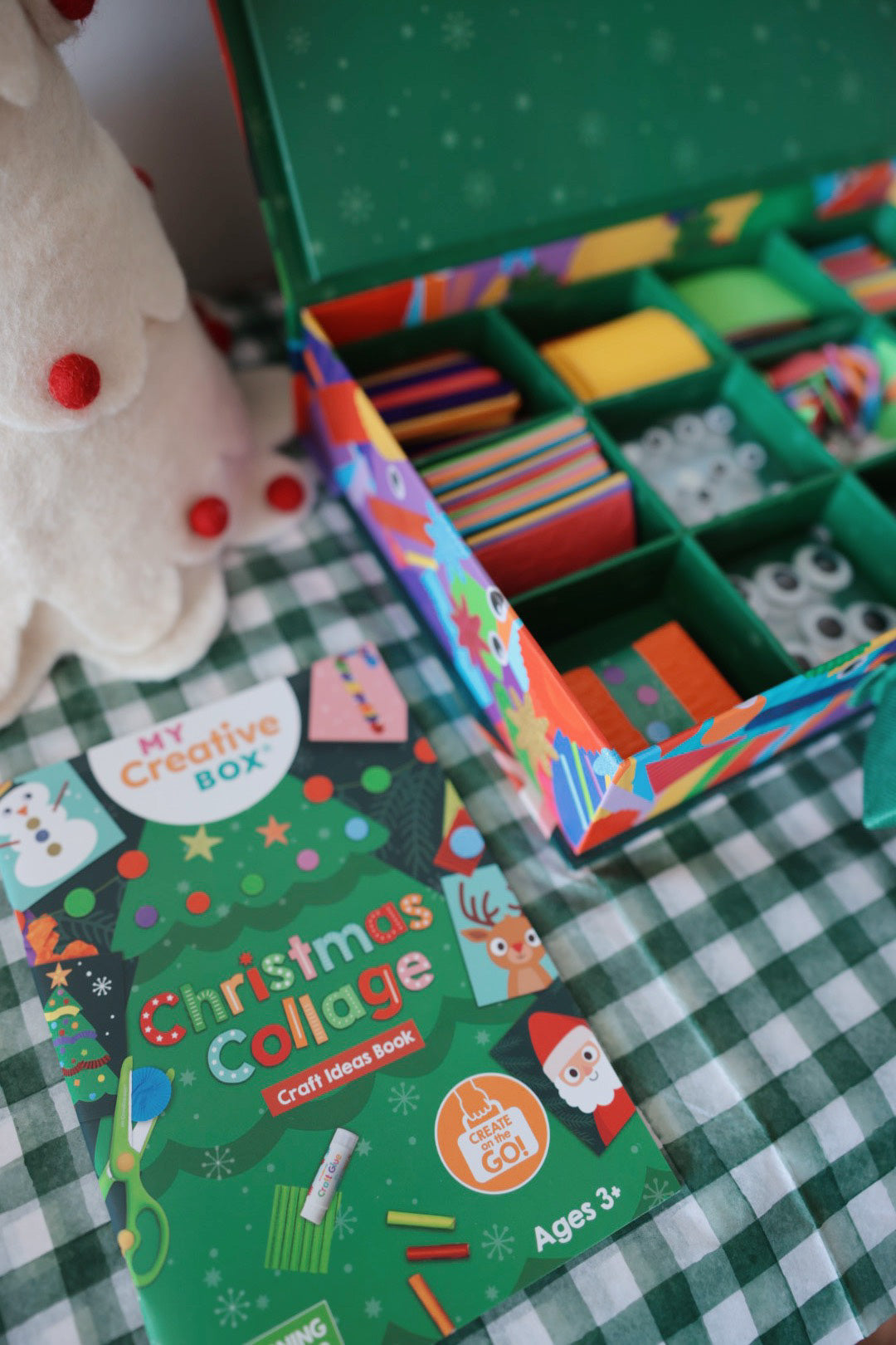 My Creative Box Christmas Collage Sensory Craft Box Art and craft for kids Best Seller Christmas Range 3yrs+
