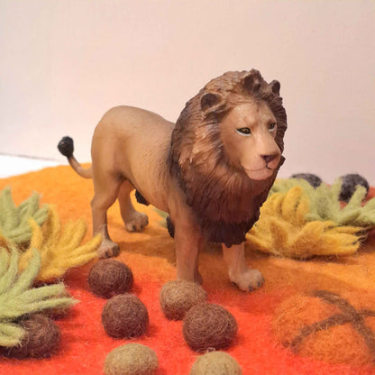 African Lion Figurine by CollectA Large Safari Collection Animal Figurines 3yrs+