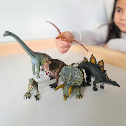 Dinosaurs Figurine Prehistoric Life Collection Gift Box Set 6pc by CollectA Animal Figurines Dinosaur and Dragon Theme 3yrs+