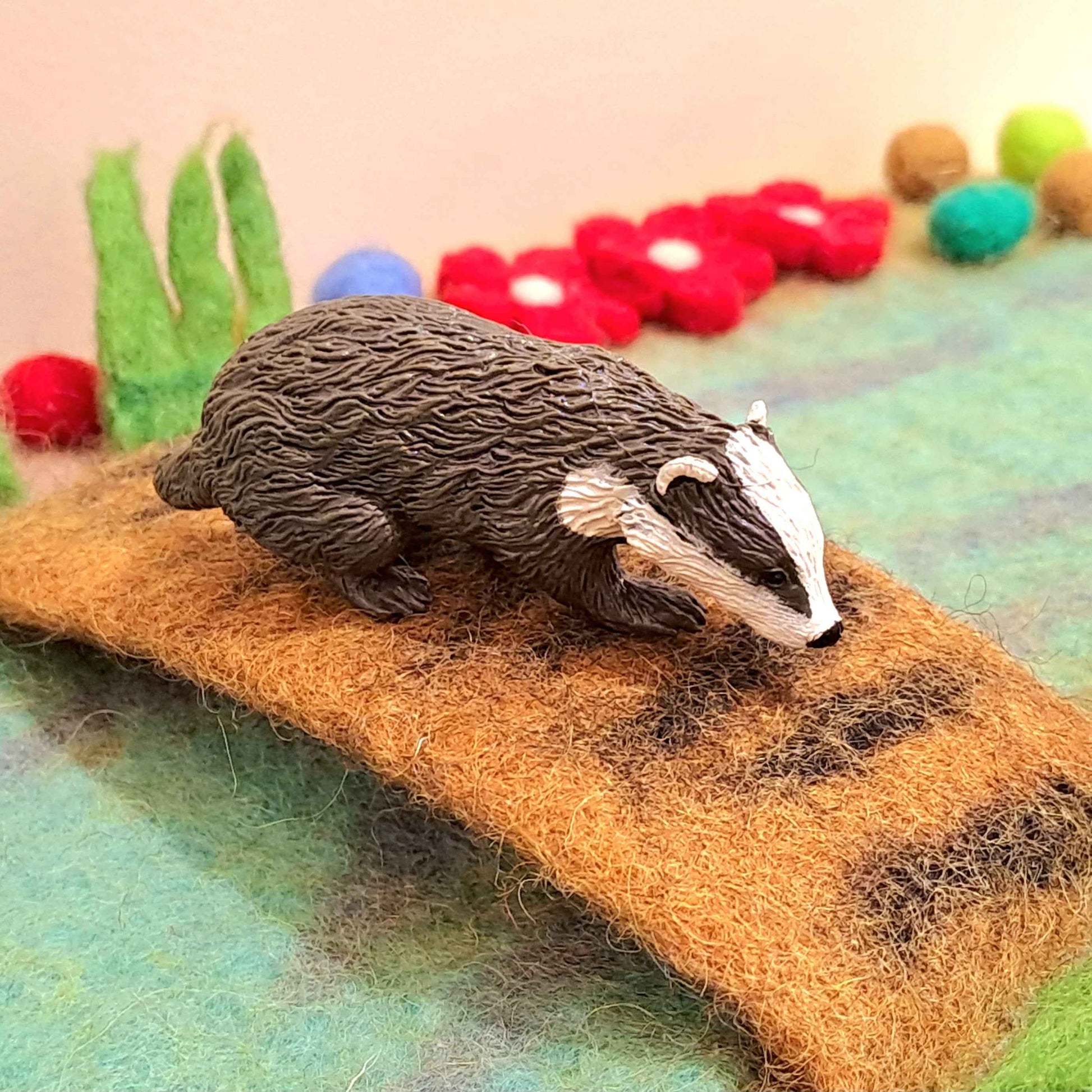 Eurasian Badger Figurine by CollectA Small European Wild Life Collection Animal Figurines Clearance 3yrs+
