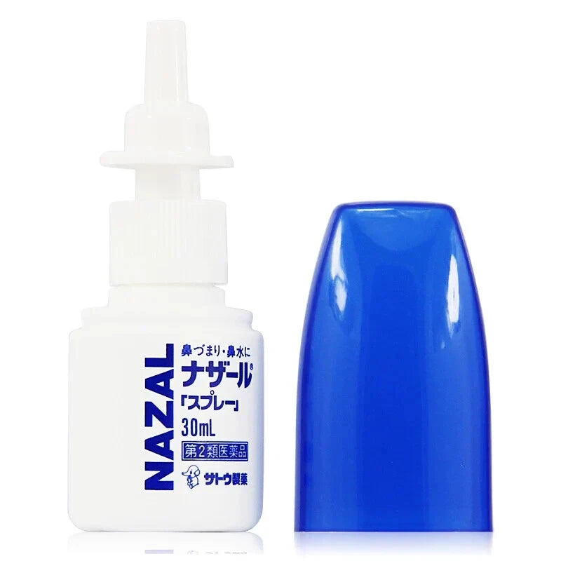 Sato Nazal Antihistamine Naphazoline Decongestant Spray for Runny or Stuffy Nose 30ml