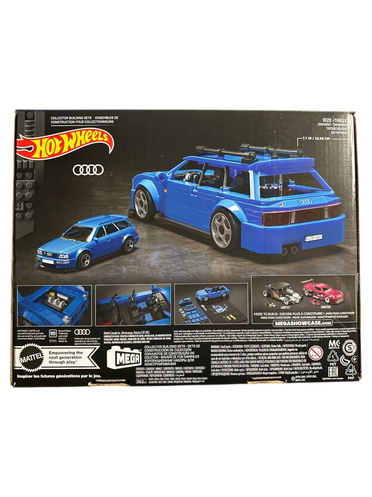 MEGA Hot Wheels Audi Avant RS2 Collector 1:24 Building sets 357 pieces HRY19