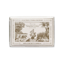 Simon Coll Hot Chocolate Block 60% Cacao with Cinnamon - 200g