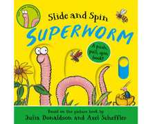 Slide and Spin Superworm (Board Book) by Julia Donaldson Kids Picture Book