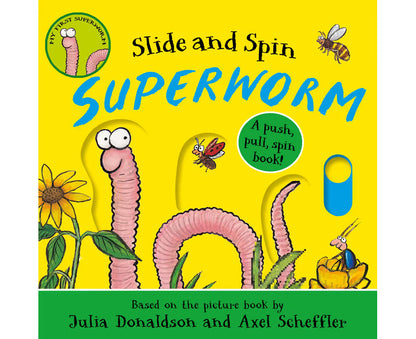 Slide and Spin Superworm (Board Book) by Julia Donaldson Kids Picture Book