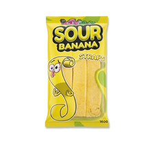 Juicy Jelly Sour Banana Straps 160g