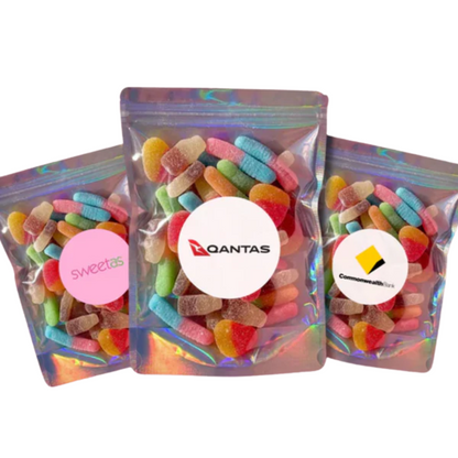 Personalised Large Lolly Bags (min 24)