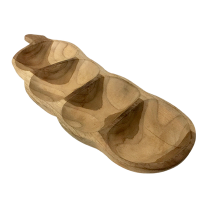 Papoose Wooden Tamarind Sorting Bowl Nature Play Tools Sensory Toys Best Seller 3yrs+
