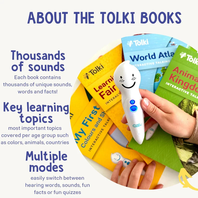 Tolki Starter Set Animal Kingdom: Talking Pen, Book and Stickers STEM Kid’s Book 5yrs+