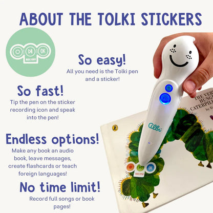 Tolki Starter Set Animal Kingdom: Talking Pen, Book and Stickers STEM Kid’s Book 5yrs+