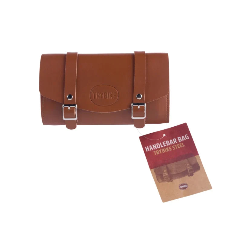 TryBike Handlebar Bag Leather Bike Accessories 18m+