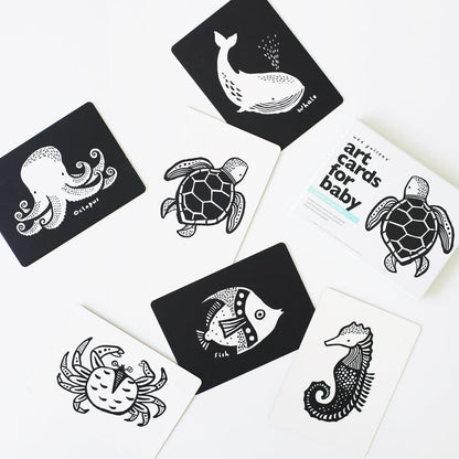 Wee Gallery Art Cards Ocean Collection Baby Toys Baby Gifts Idea 0m+