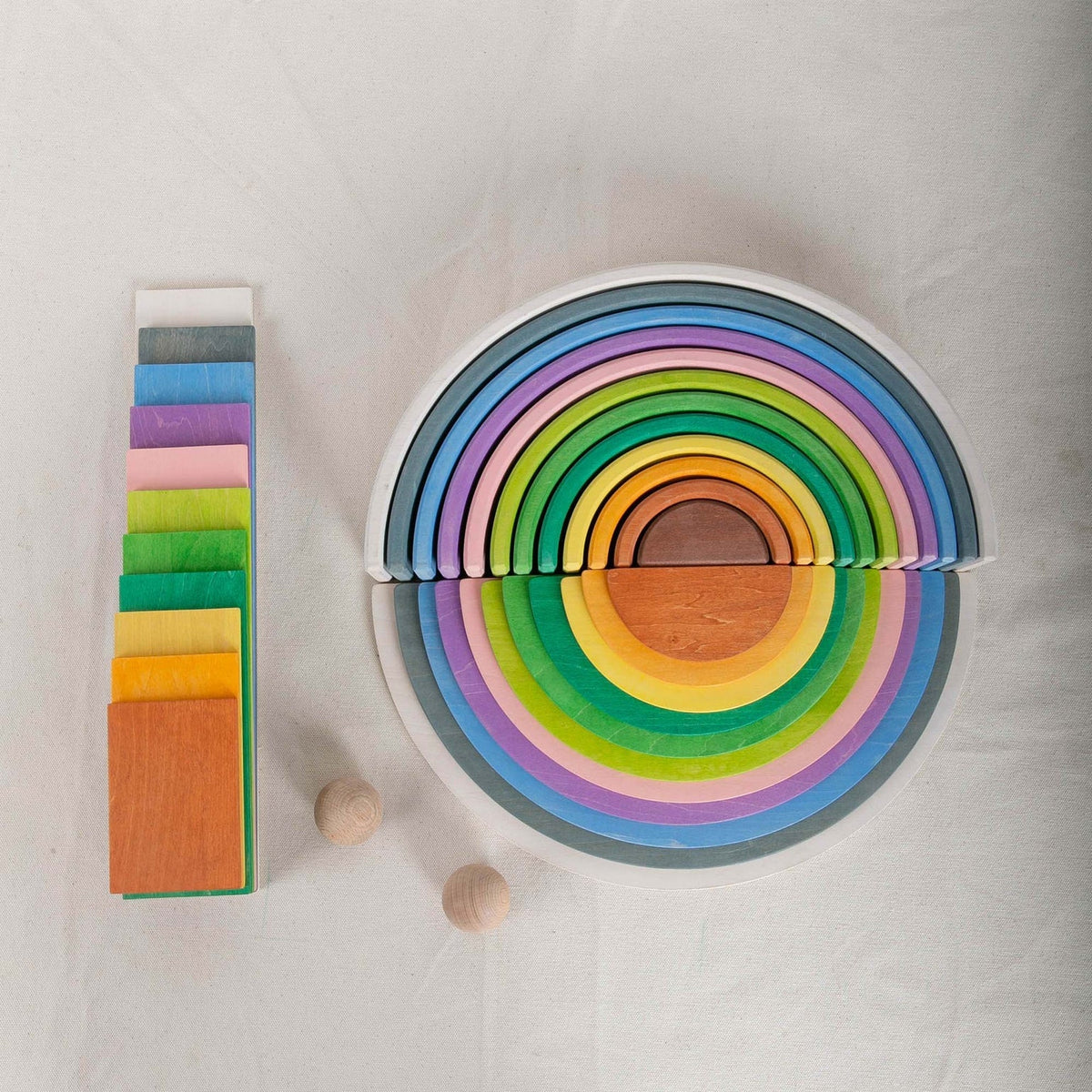 Wooden Semi Circle Four Seasons by Avdar Toys Waldorf Inspired Wooden Toys 3yrs+