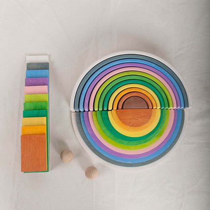 Wooden Semi Circle Four Seasons by Avdar Toys Waldorf Inspired Wooden Toys 3yrs+
