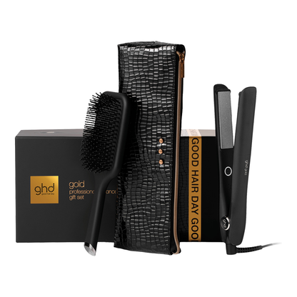 Gold Hair Straightener Gift Kit (Holiday Limited Edition)