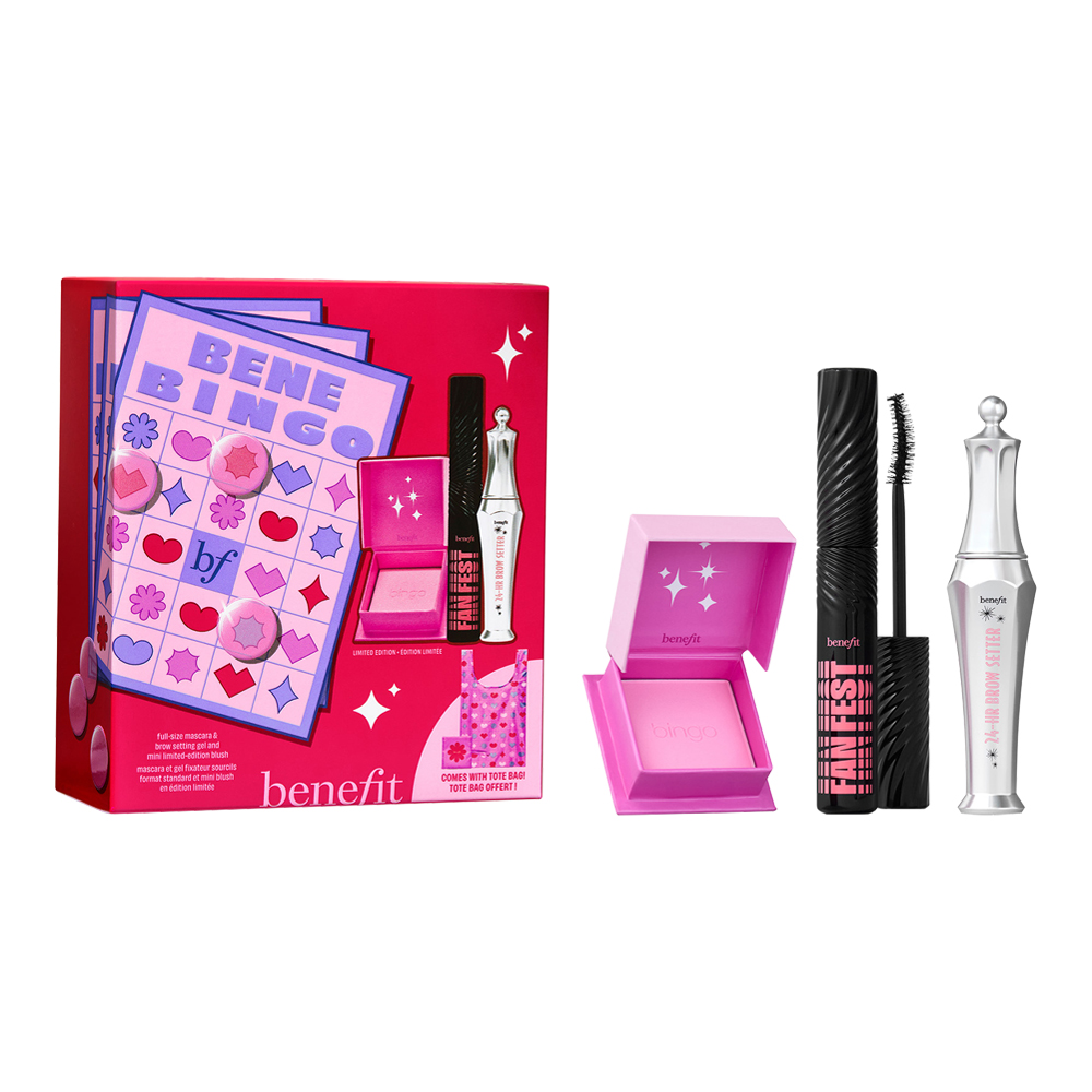 Benebingo Mascara, Brow Setting Gel And Mini Blush (Holiday Limited Edition)