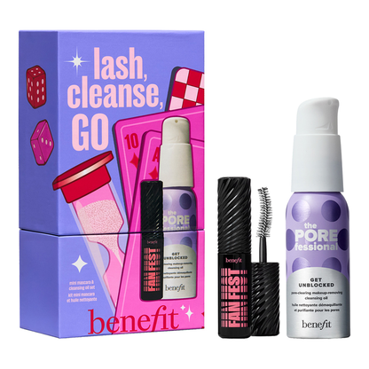 Lash, Cleanse, Go Mini Mascara & Cleansing Oil Set (Holiday Limited Edition)