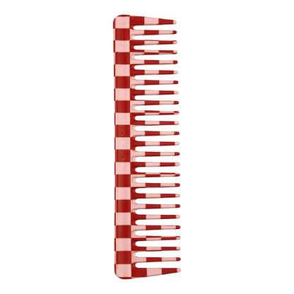 D29 Deluxe Detangle Checked Print Comb