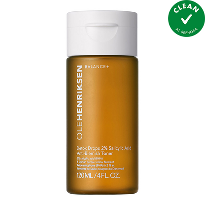 Detox Drops 2% Salicylic Acid Anti-Blemish Toner - 120ml