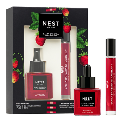 Santa Barbara Strawberry Perfume Oil Set (Holiday Limited Edition)