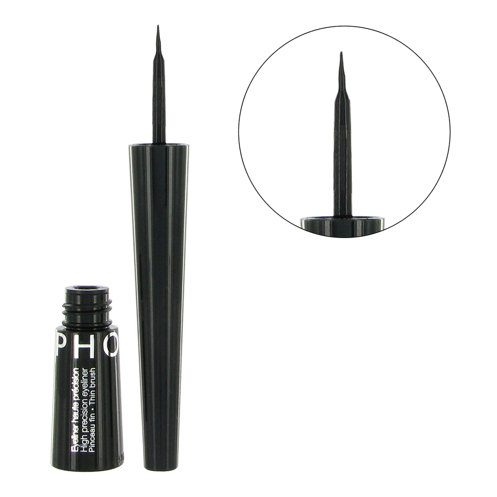 Long Lasting Eyeliner High Precision Brush - 01 Noir Black