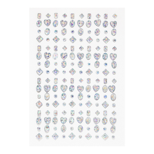 Color Twister Self-Adhesive Hair Gems - Holographic gems