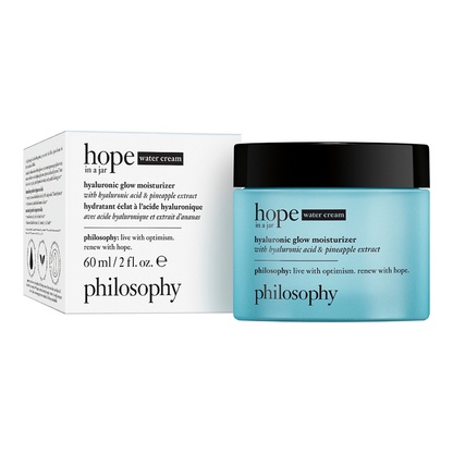 Hope In A Jar Hyaluronic Glow Moisturiser Water Cream - 60ml