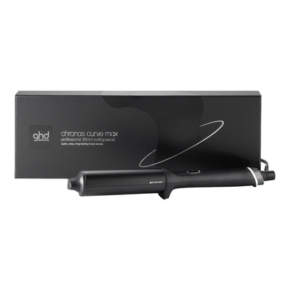 Chronos Curve Max Professional 38mm Curling Wand Black - Black